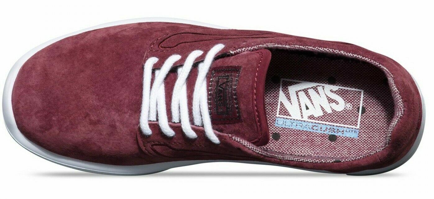 VANS ISO 1.5 (Tweed Dots) Burgundy True White Ultracush Mens Trainers
