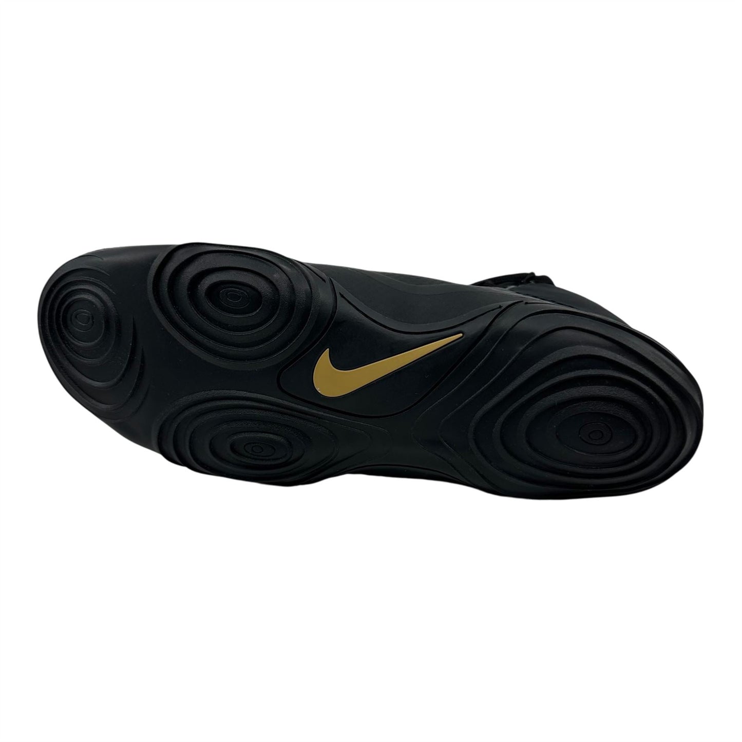 Nike Hypersweep Black Metallic Gold Mens Athletic Sneaker