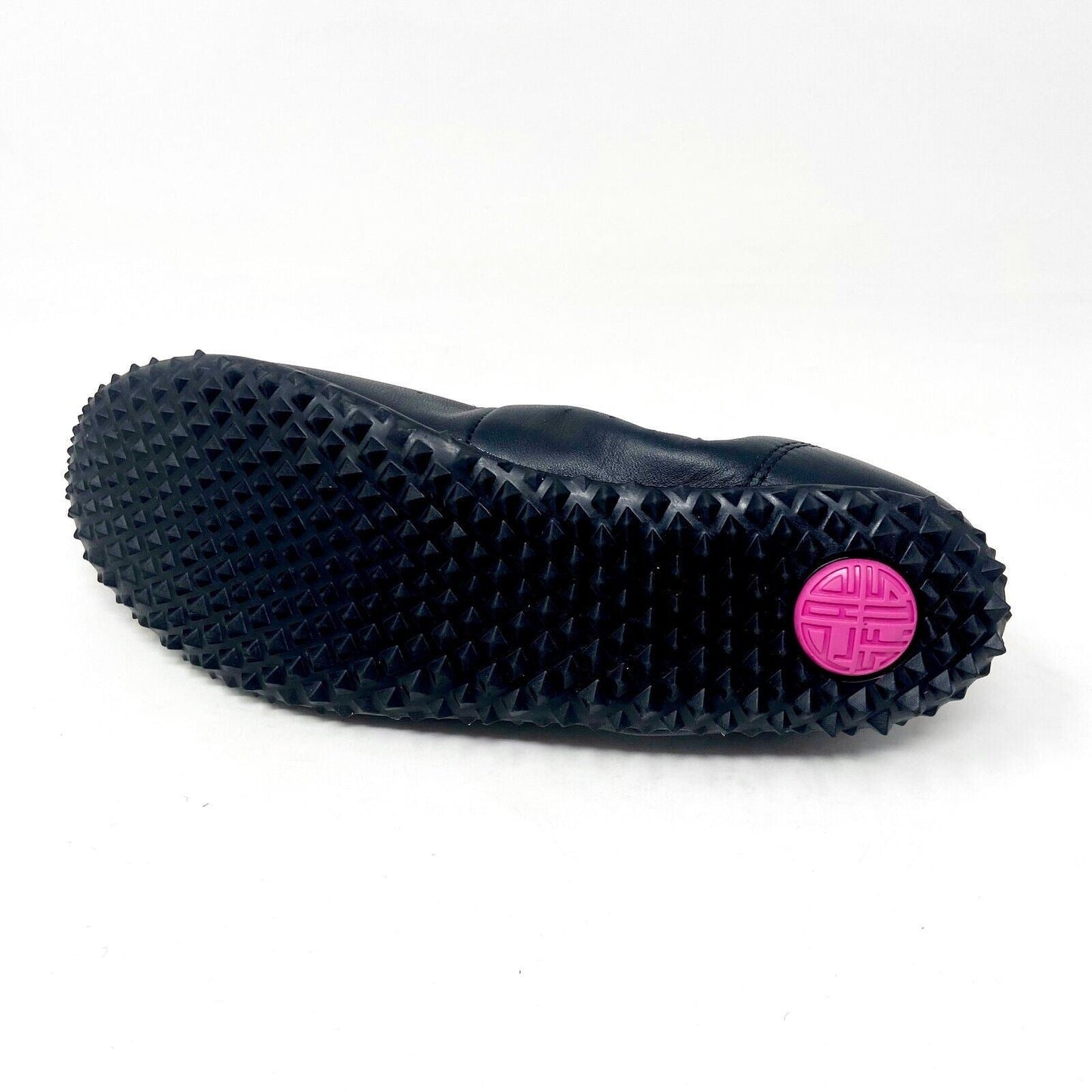 Plae Crosby Black Pink Womens Casual Slip On Leather Flats Shoes 556010 001