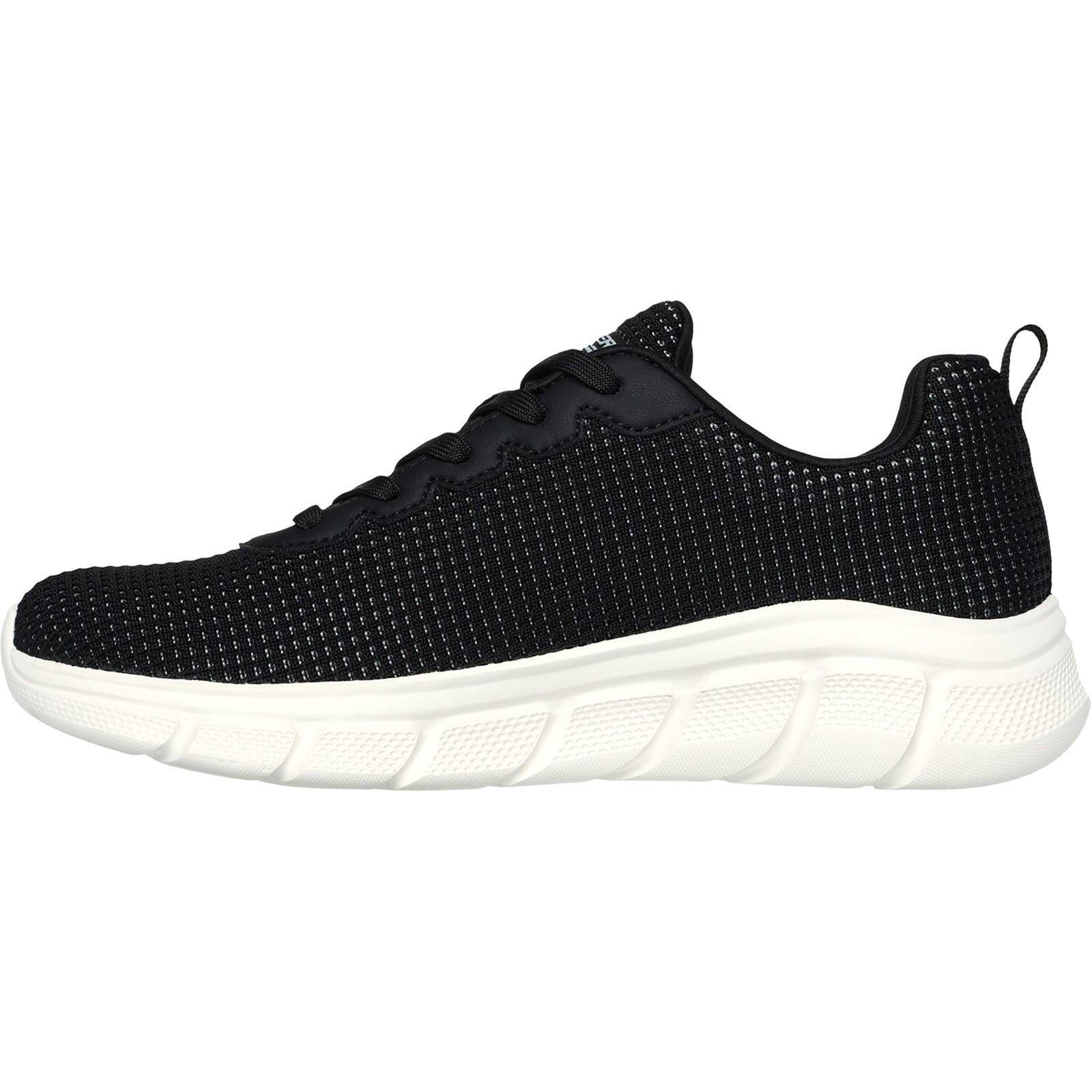 Women's Wide Fit Skechers 117346 Bobs Sport B Flex Visionary Essence Trainers