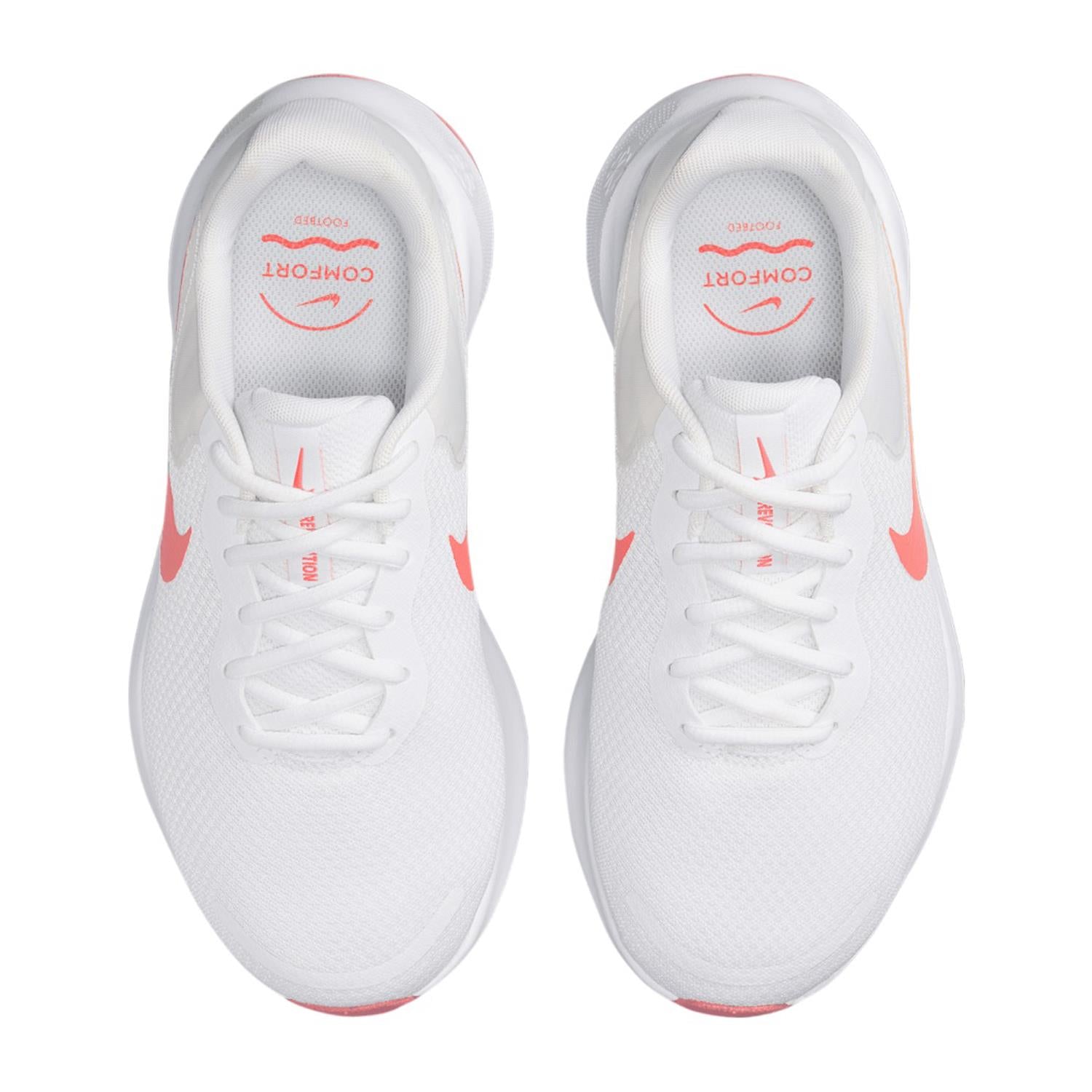 Women's Wide Fit Nike FZ6829-100 Revolution 7 Running Trainers
