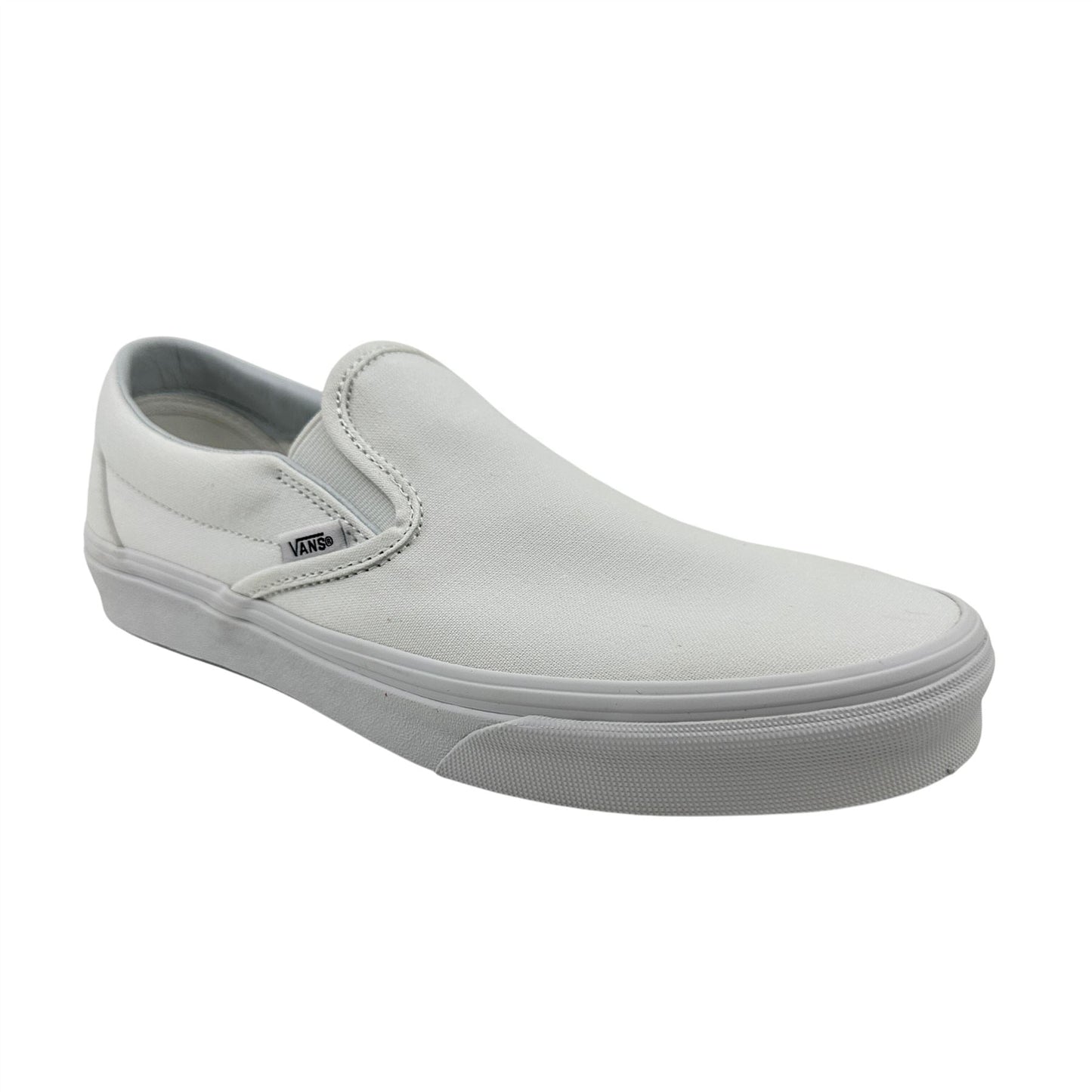 VANS Classic Slip On True White Mens Athletic Sneaker