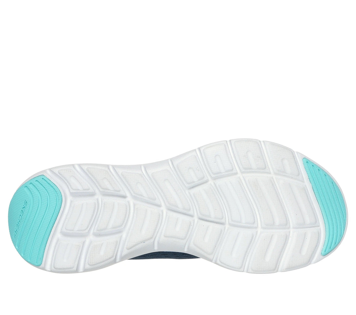 Women's Wide Fit Skechers 150201W Flex Appeal 5.0 New Path Trainers