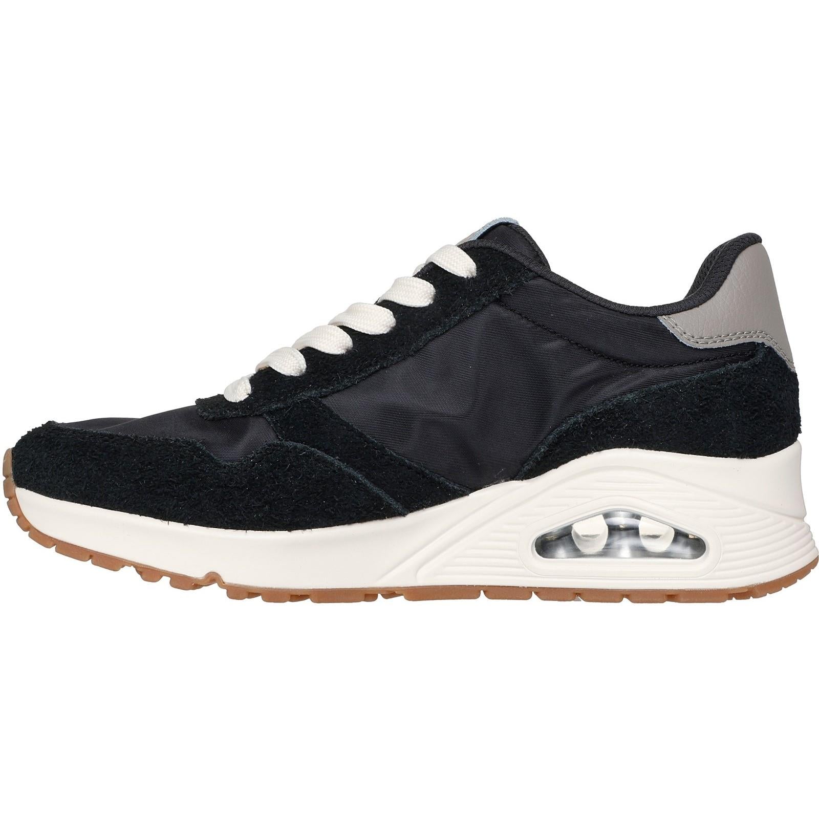 Women's Wide Fit Skechers 177857 Uno Vintage Dayz Trainers