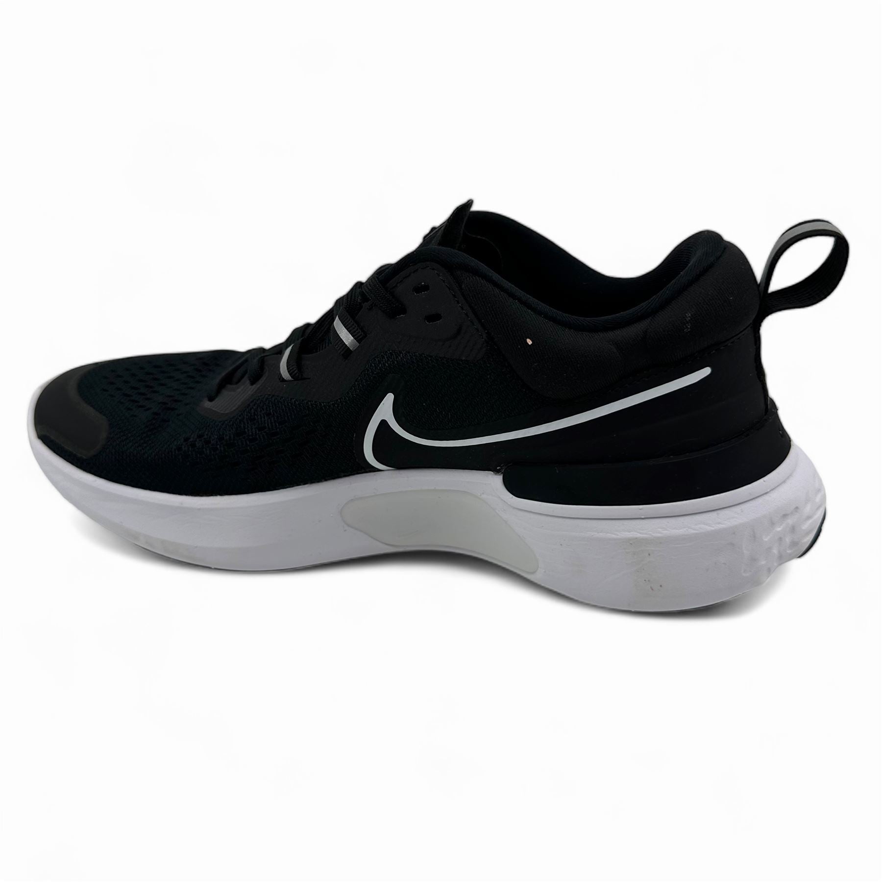 Nike React Miler 2 Black White Smoke Grey Mens Size 8.5 Athletic Sneaker