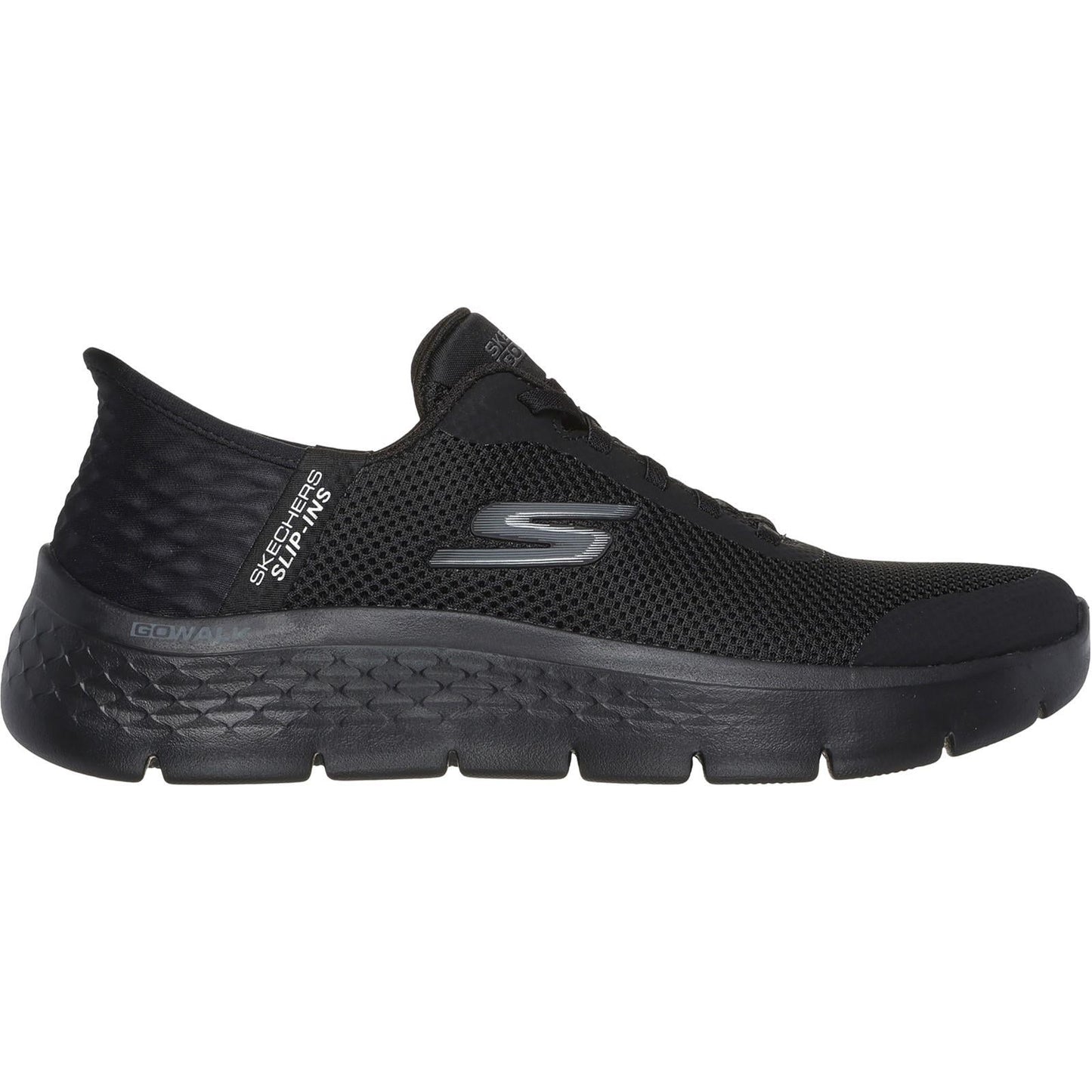 Women's Wide Fit Skechers 124836 Go Walk Flex Grand Entry Trainers