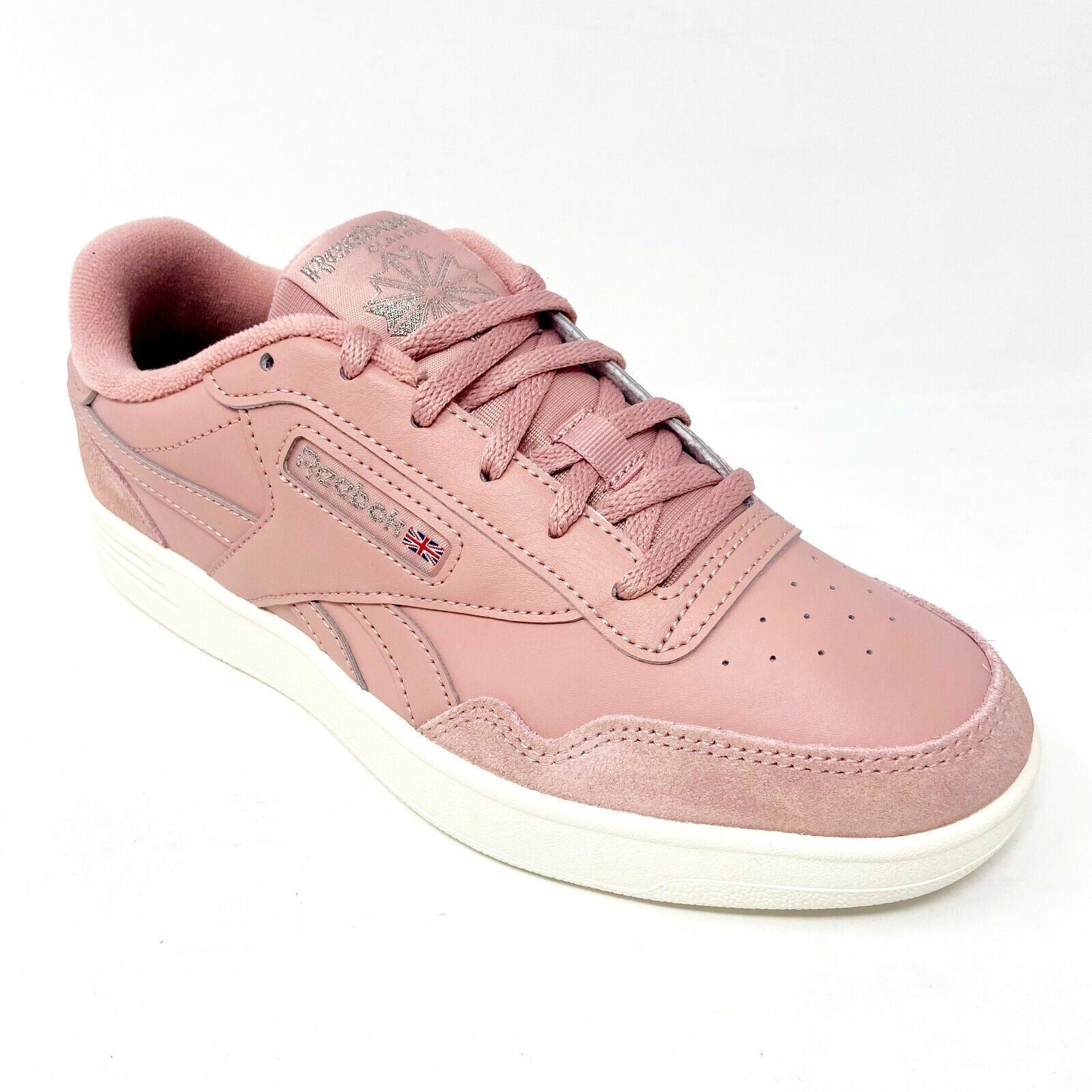 Reebok Club MEMT Chalk Pink Rose Gold Womens Memory Foam Tennis Sneakers G58637