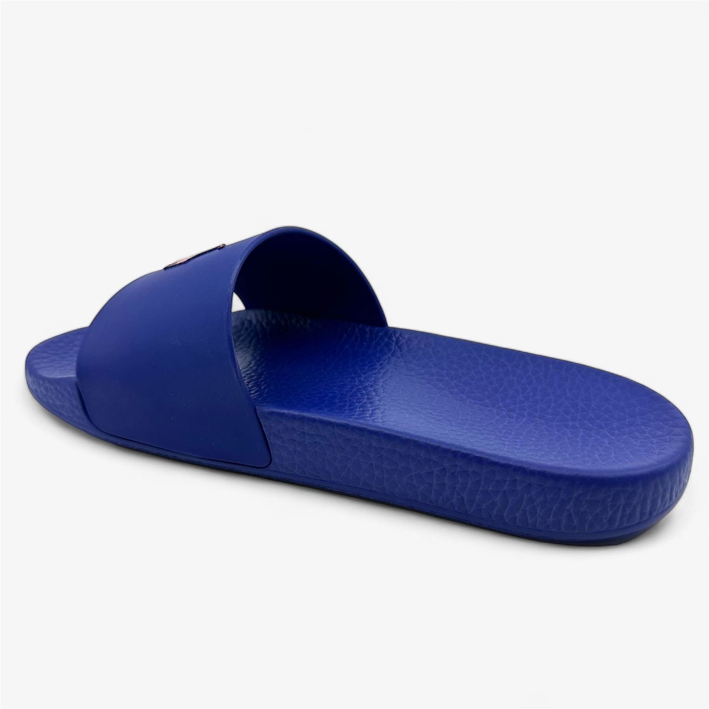 Ralph Lauren Slide SN SLI Navy Blue  Red Mens Sandal Big Pony Slide