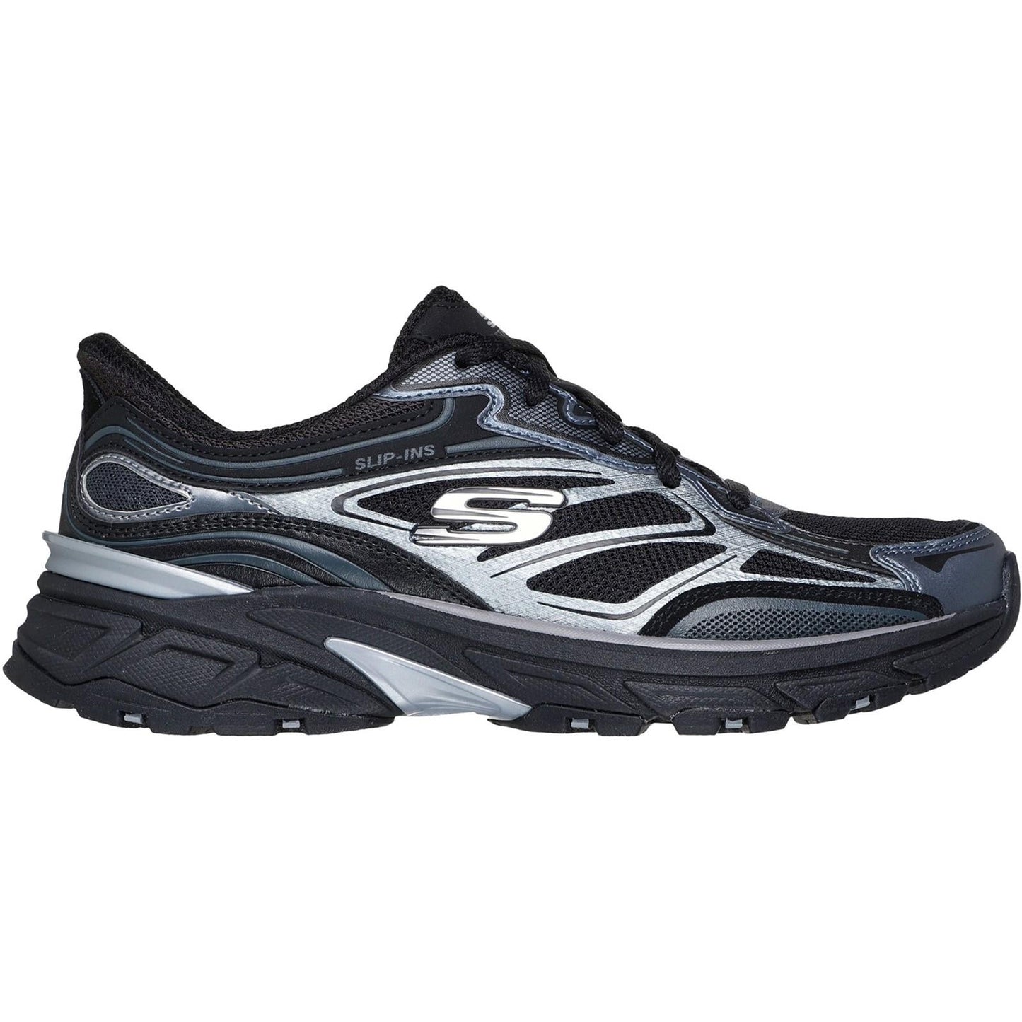 Women's Wide Fit Skechers 150710 Slip-ins Stamina Sport Trainers