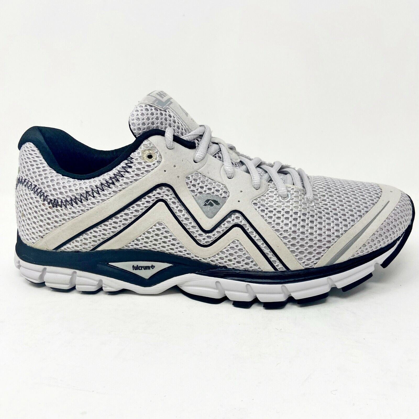 Karhu Fluid3 Fulcrum Grey Black Mens Shoes Running Sneakers F100120
