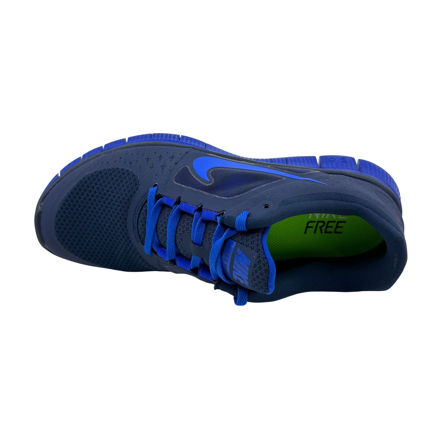 Nike Free Run+ 3 Light Midnight Royal Blue Mens Athletic Sneaker