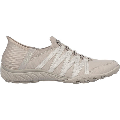 Women's Wide Fit Skechers 100593 Breathe Easy Roll Shoes
