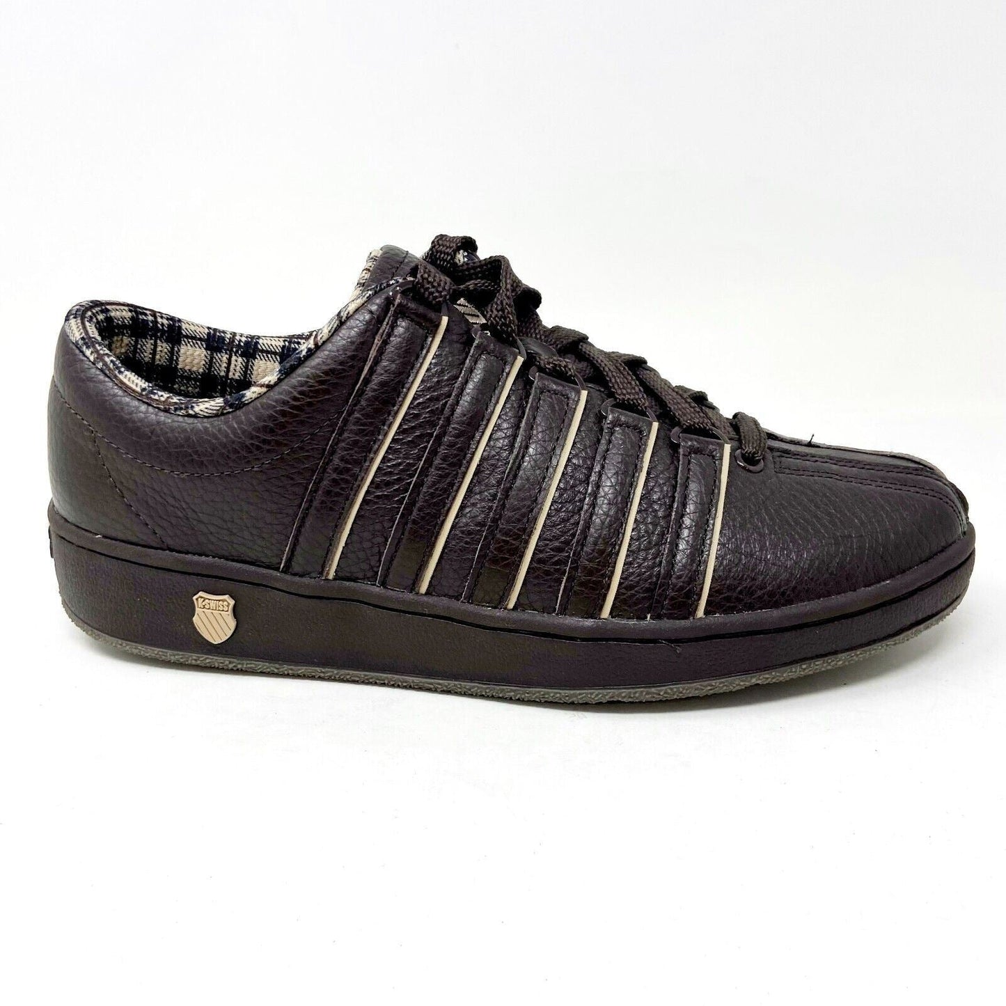 K-Swiss Classic LXP Chocolate Brown Leather Mens Casual Sneakers 01012255