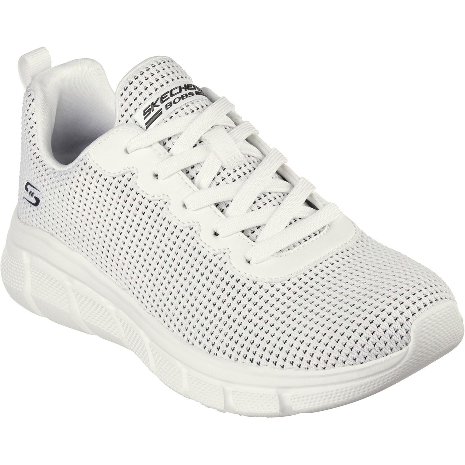 Women's Wide Fit Skechers 117346 Bobs Sport B Flex Visionary Essence Trainers