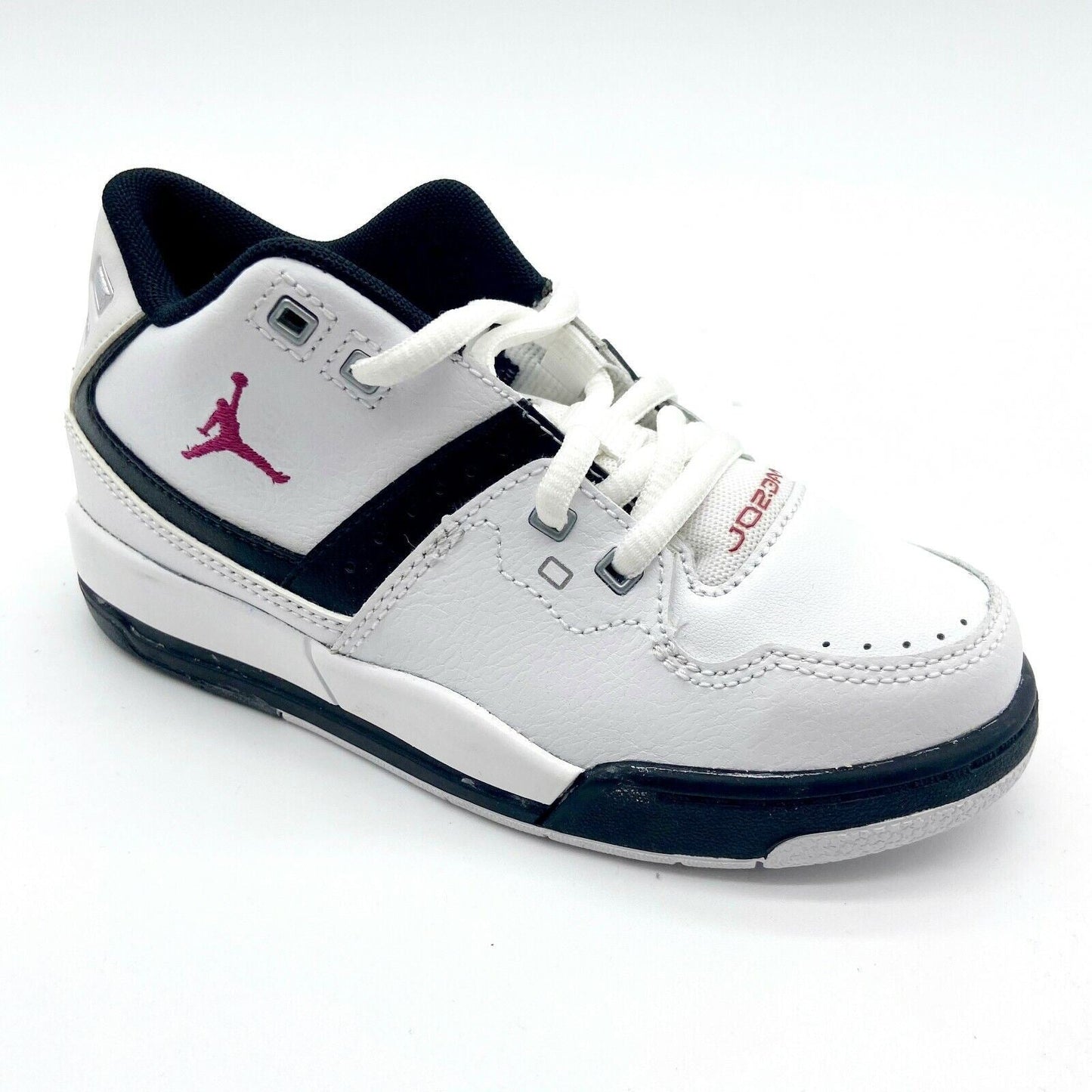 Jordan Flight 23 GP White Fuchsia Black  Kids Size 11.5 Sneakers 768912 119
