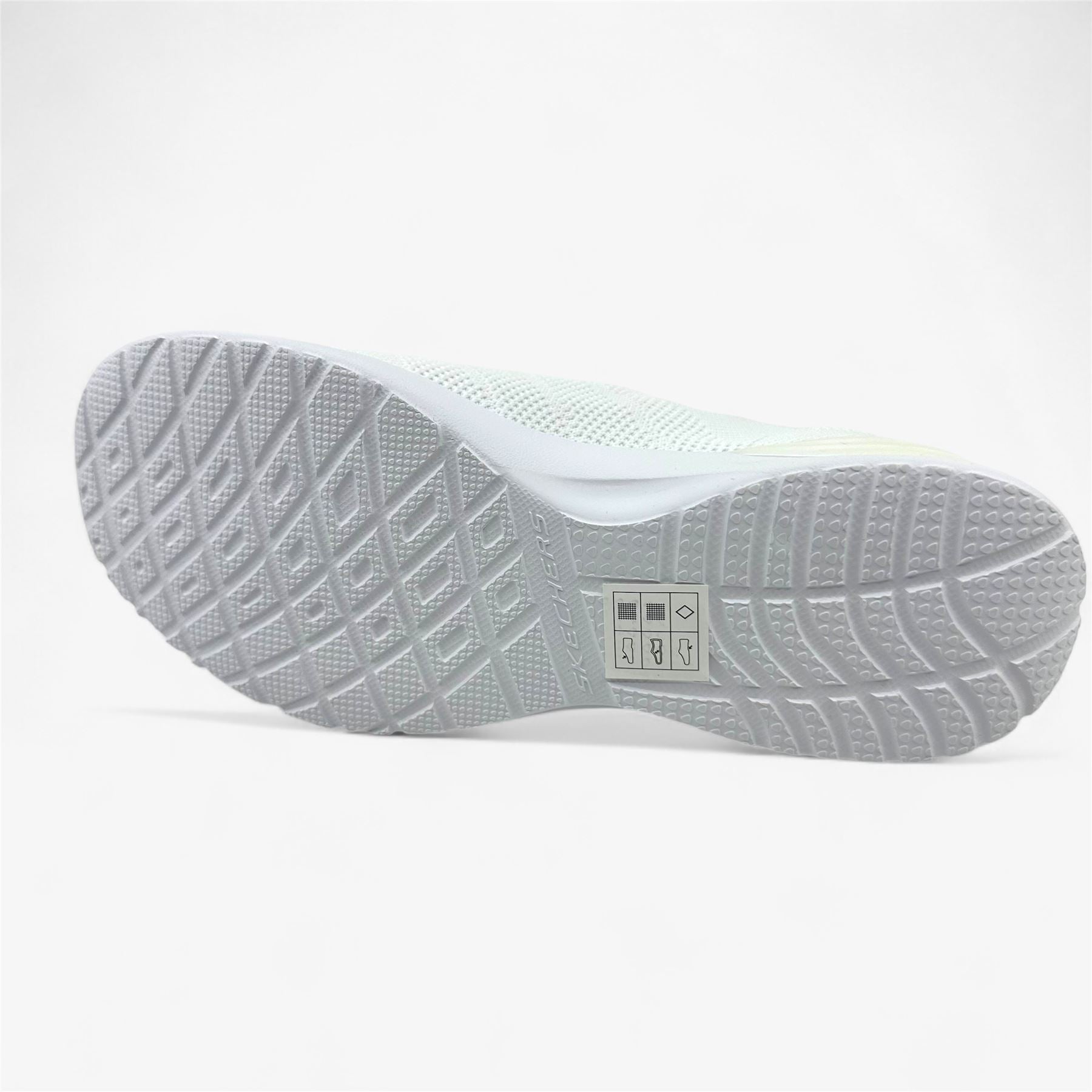 Skechers Skecher Air Dynamight Perfect Steps White Mint Womens Sneaker