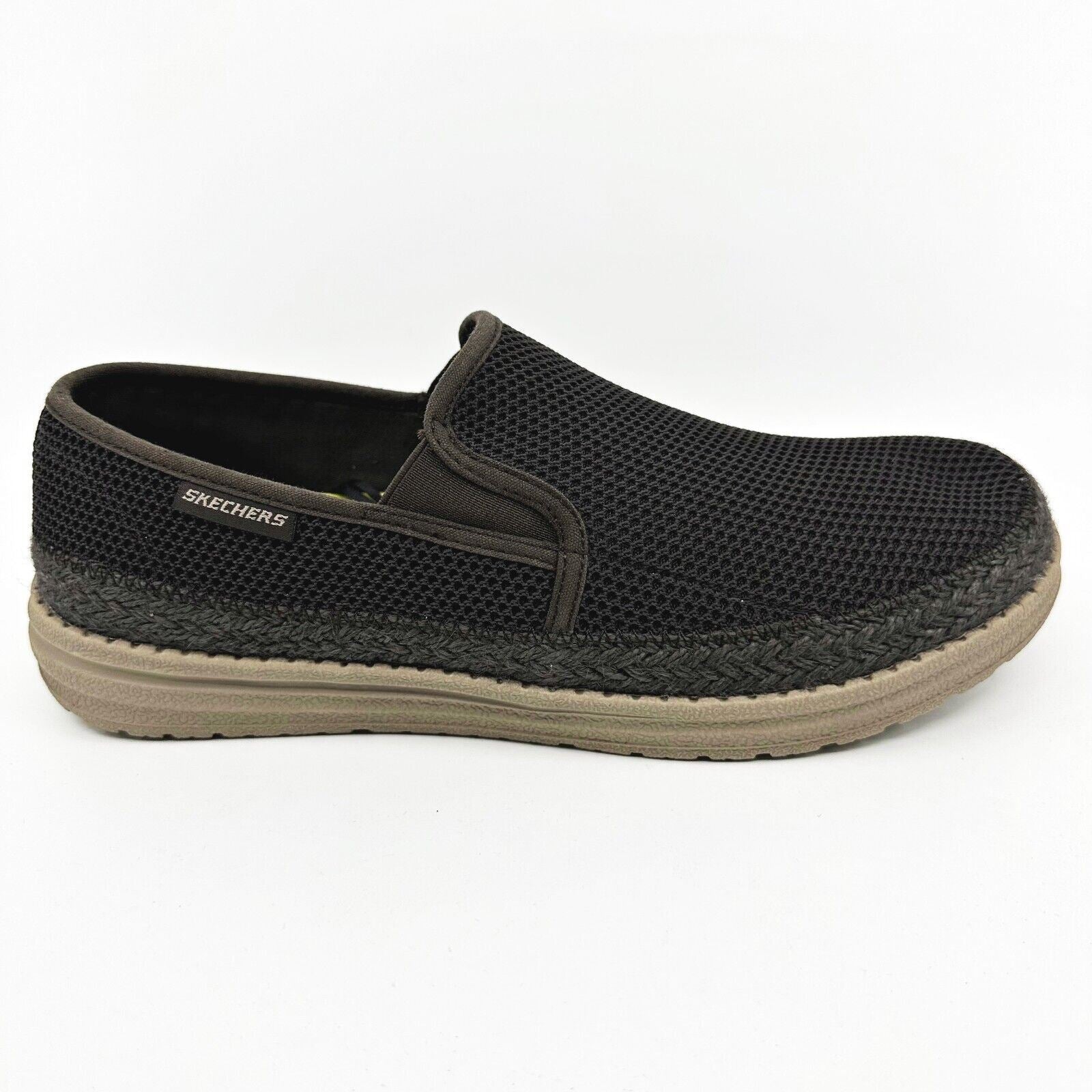 Skechers Streetwear Melson Petros Chocolate Mens Size 9 Slip On Shoes