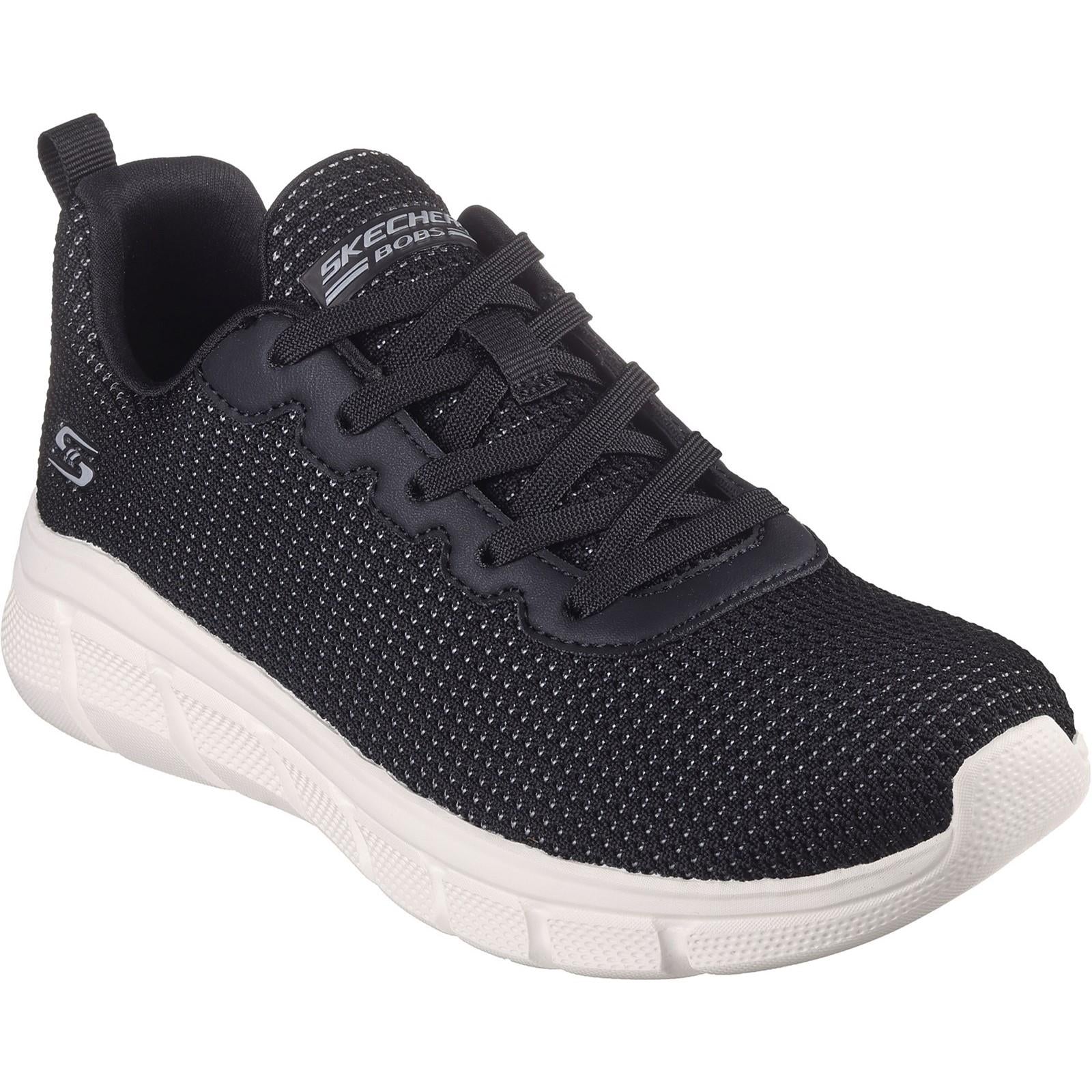 Women's Wide Fit Skechers 117346 Bobs Sport B Flex Visionary Essence Trainers