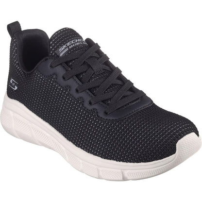Women's Wide Fit Skechers 117346 Bobs Sport B Flex Visionary Essence Trainers