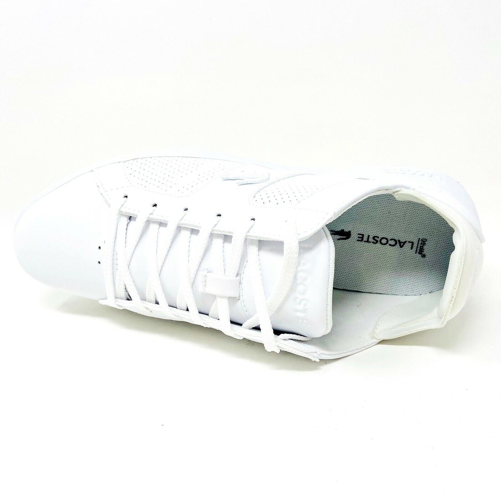 Lacoste Novas 120 3 SMA Leather White Mens Casual Lifestyle Sneakers