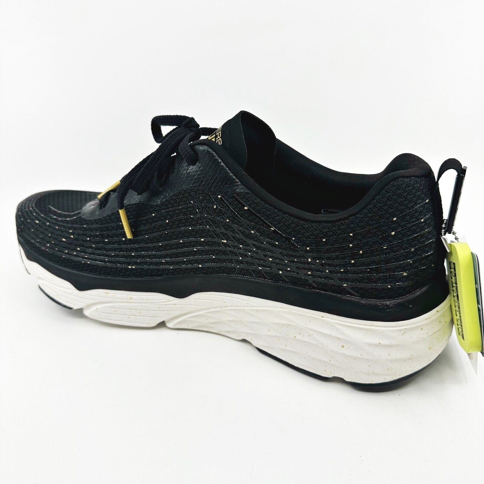 Skechers Max Cushioning Elite Commemoration 30th Anniv Black White Mens Sneakers