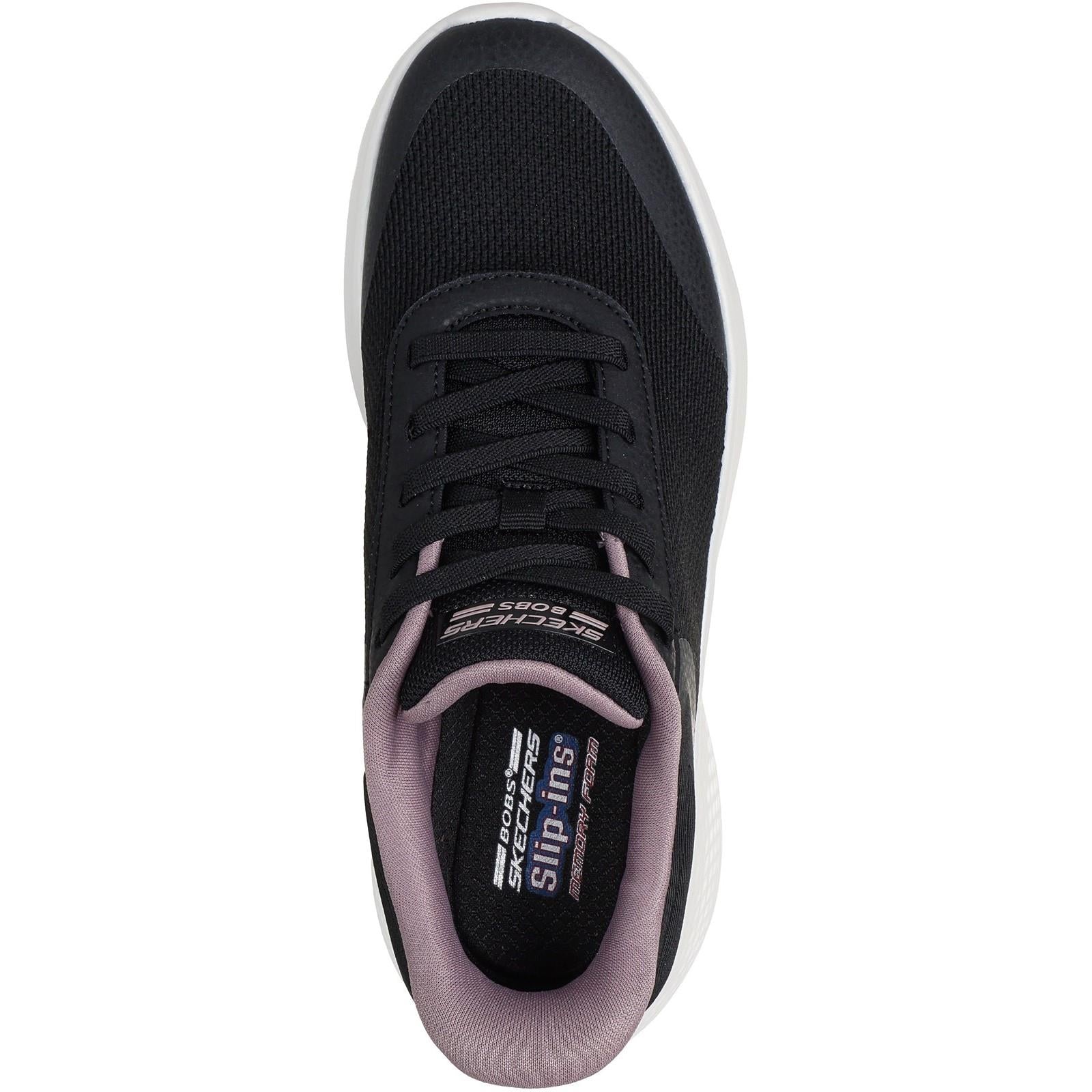 Women's Wide Fit Skechers 117555 Slip-ins Bobs Sport Infinity Vapor Glow Trainers