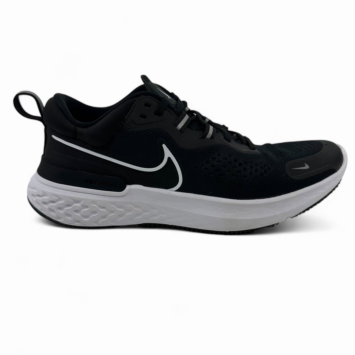 Nike React Miler 2 Black White Smoke Grey Mens Size 8.5 Athletic Sneaker