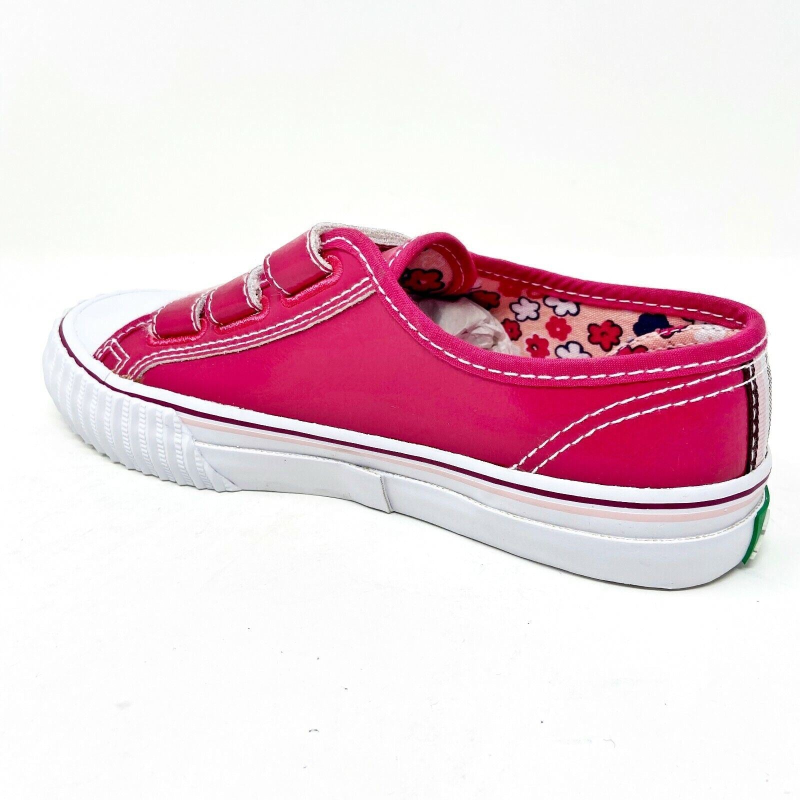 PF Flyers Center Lo Laceless Fuchsia Pink Kids Laceless Casual Shoes PK08CV1D