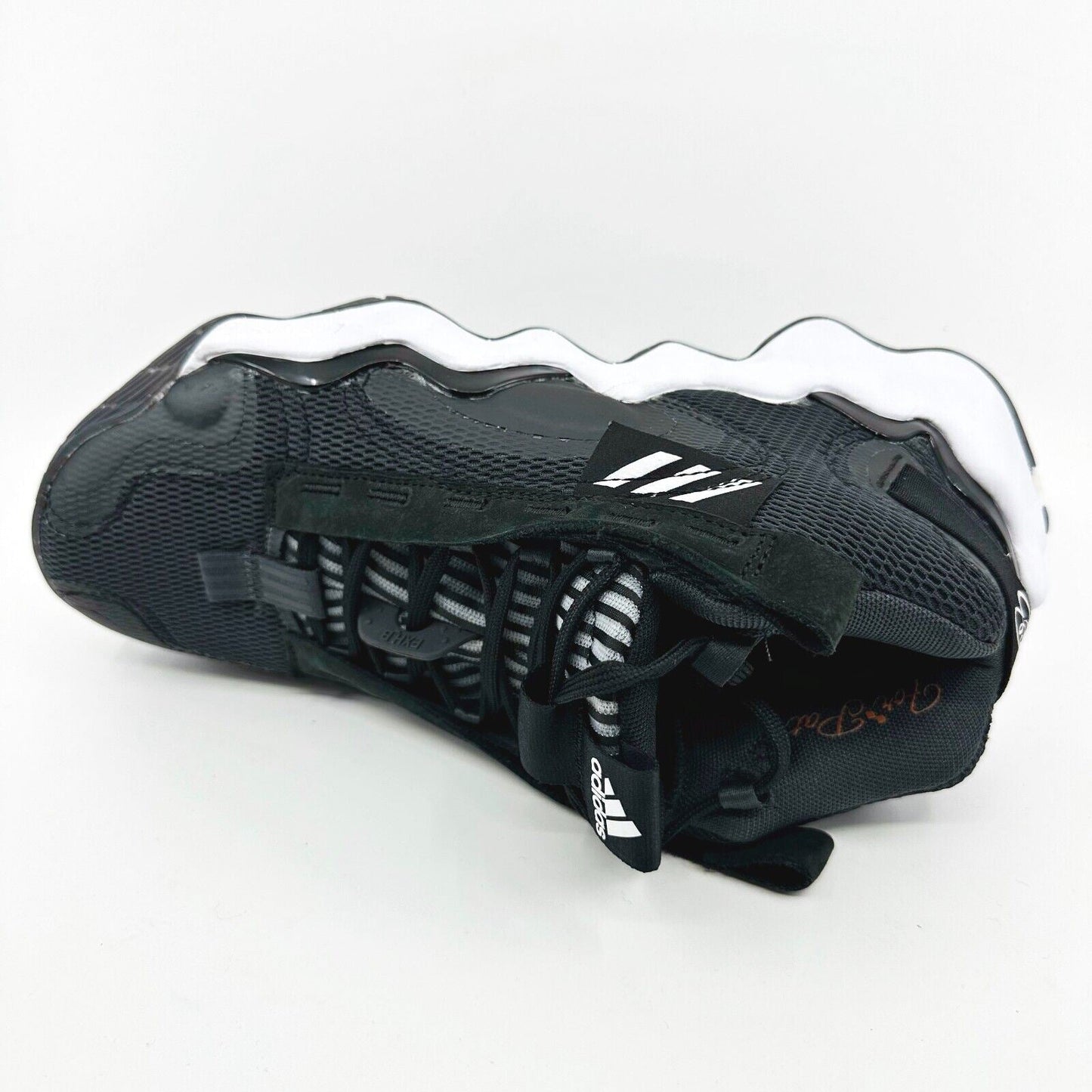 Adidas Exhibit B Candace PE Black White Womens Basketball Sneakers GZ2349
