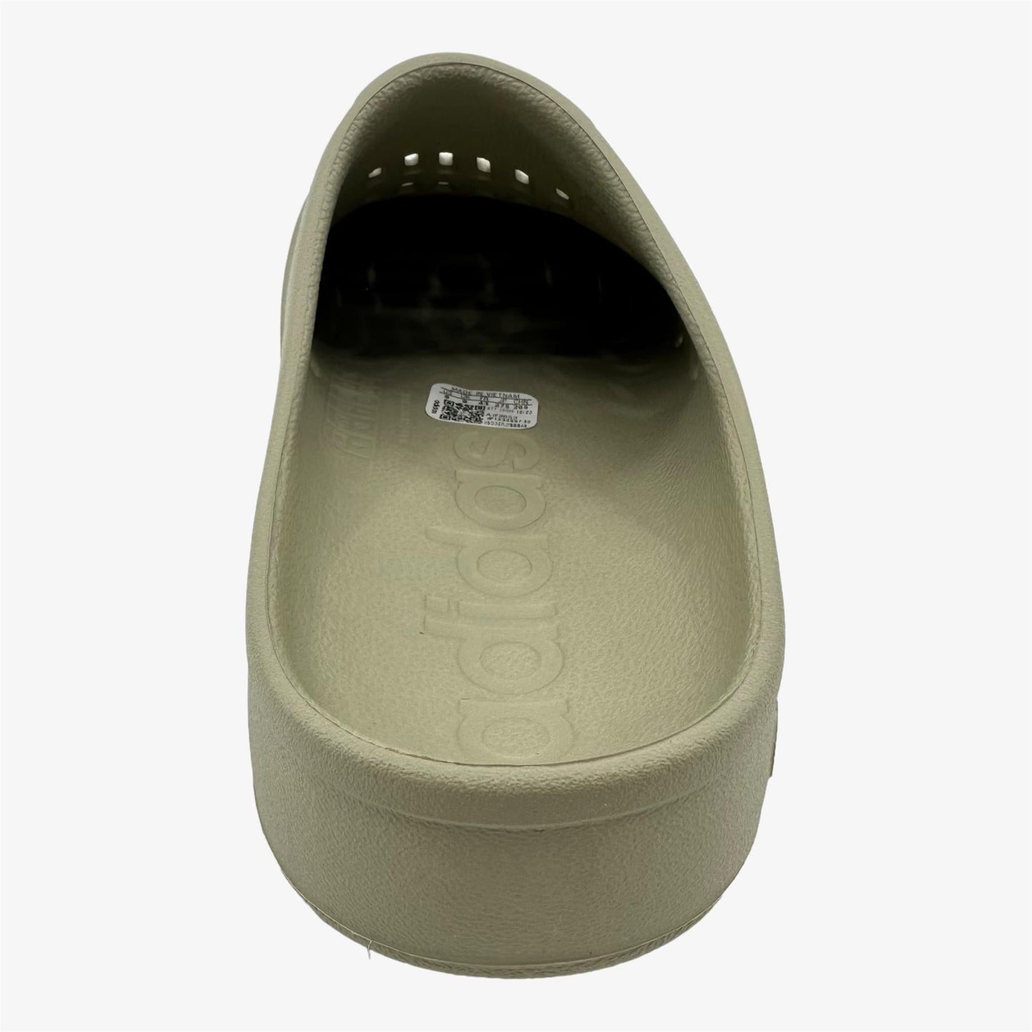 Adidas Adilette Clog Putty Grey Mens Slip On Slides