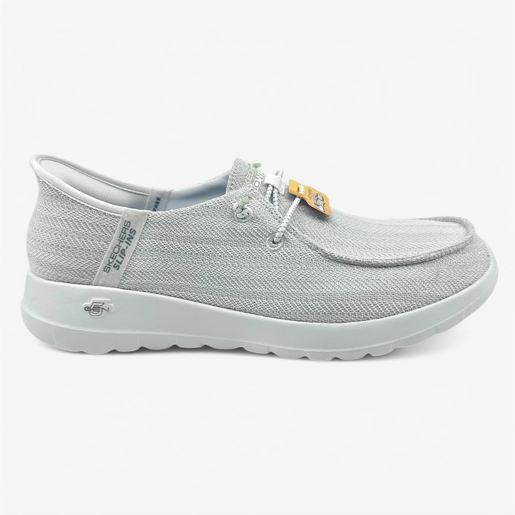 Skechers Go Walk Joy Fantasia White Silver Womens Athletic Sneaker