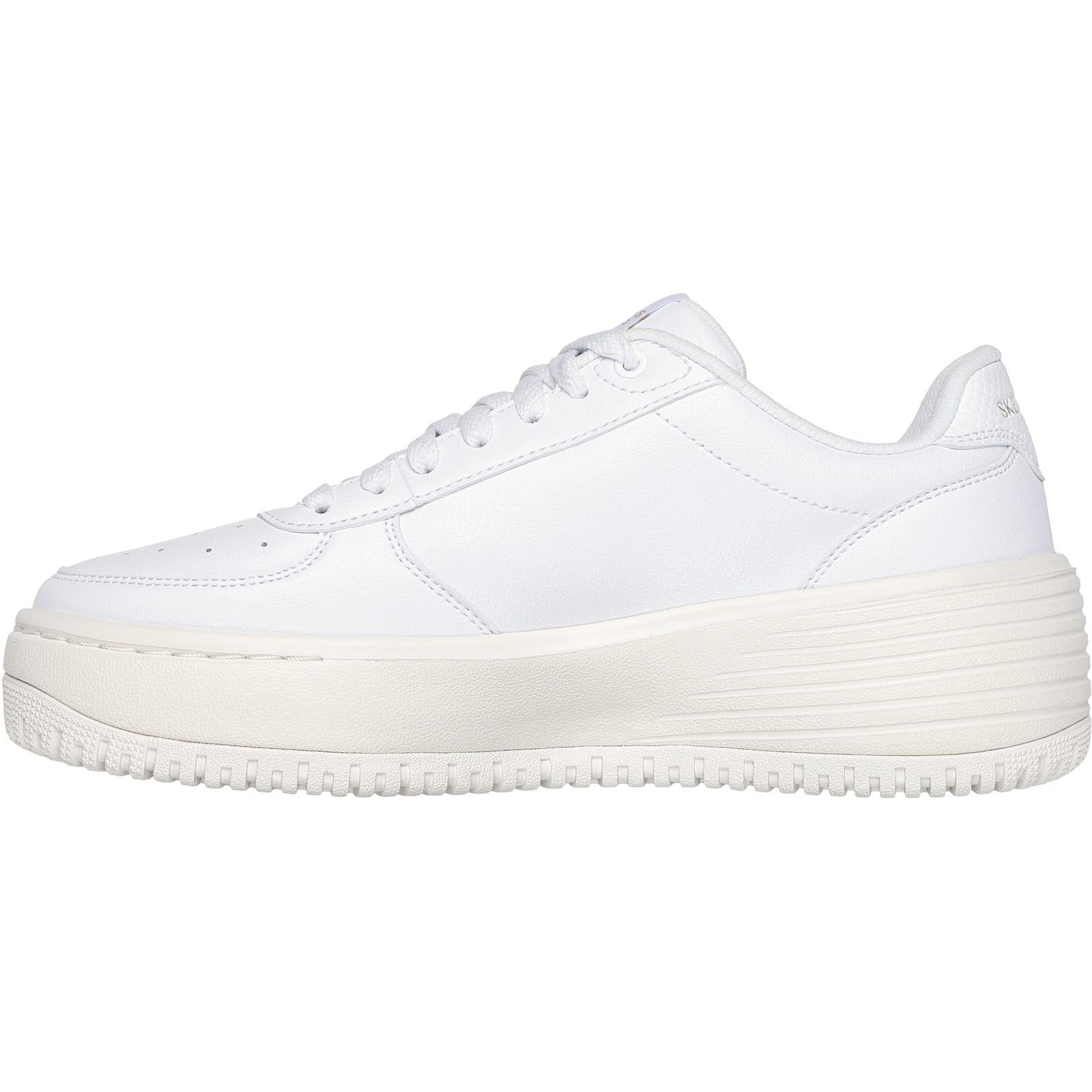 Women's Wide Fit Skechers 185110 Court Classics Grand 92 Be Lifted Trainers