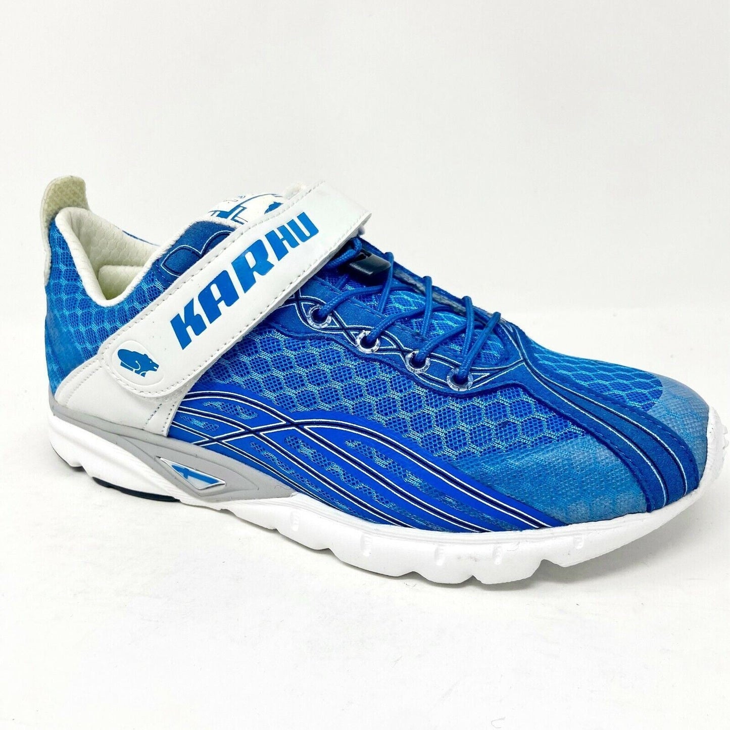 Karhu Flow Tri Finish Blue White Womens Size 6.5 Running Sneakers F200130