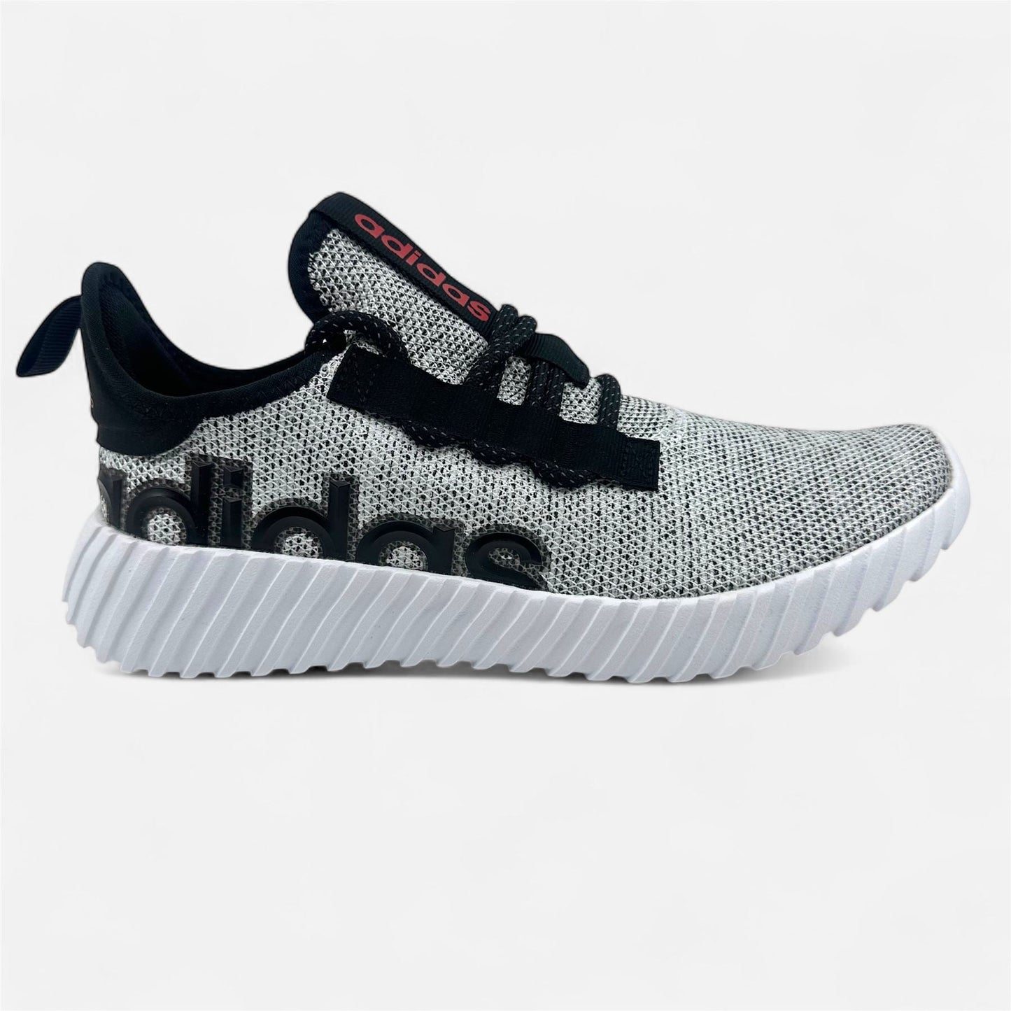 Adidas Kaptir 3.0 White Core Black Scarlet Mens Athletic Sneaker