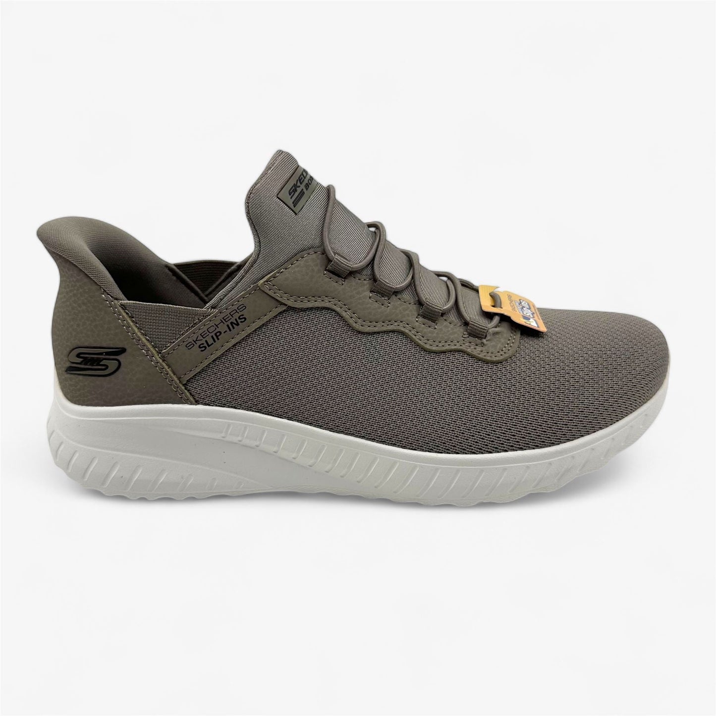 Skechers Bobs Squad Chaos Daily Inspiration Taupe Womens Athletic Sneaker