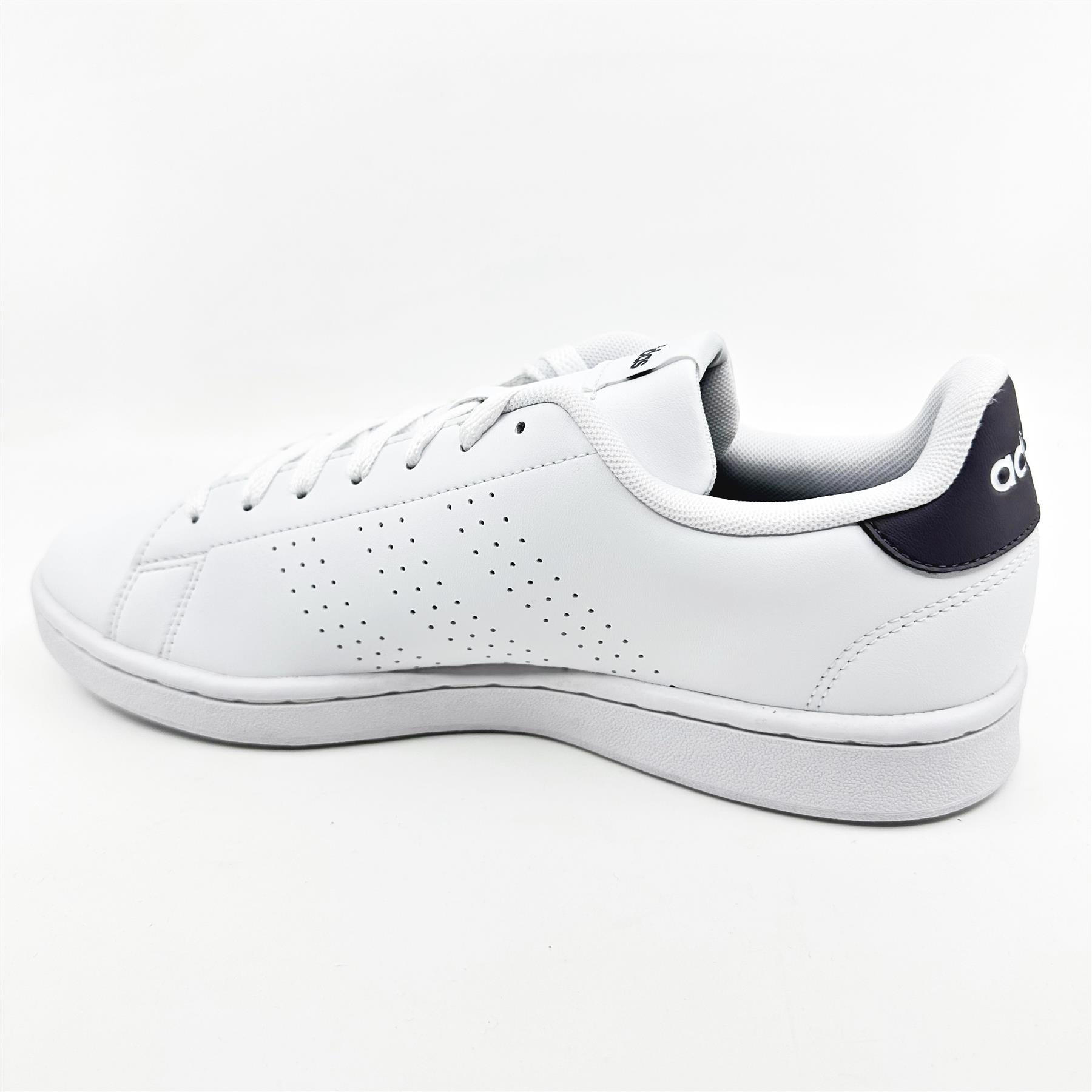 Adidas Advantage Cloud White Trace Grey Mens Athletic Sneakers