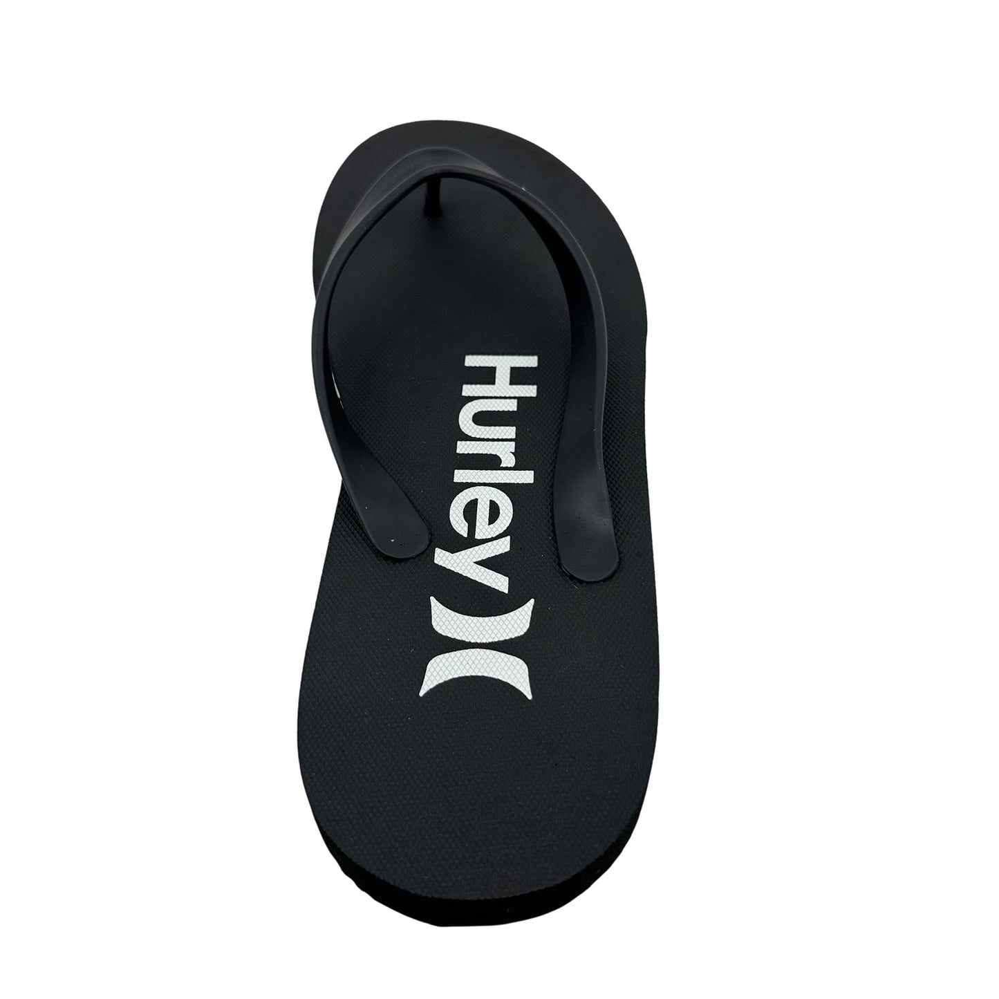 Hurley Logo Black White Mens Sandal Pool Beach Flip Flop