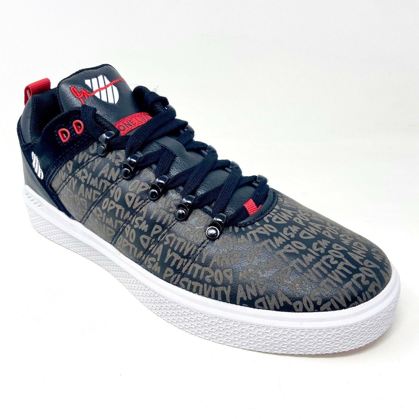 K Swiss x Gary Vee Low Black White Positivity & Optimism Mens Shoes Sneakers