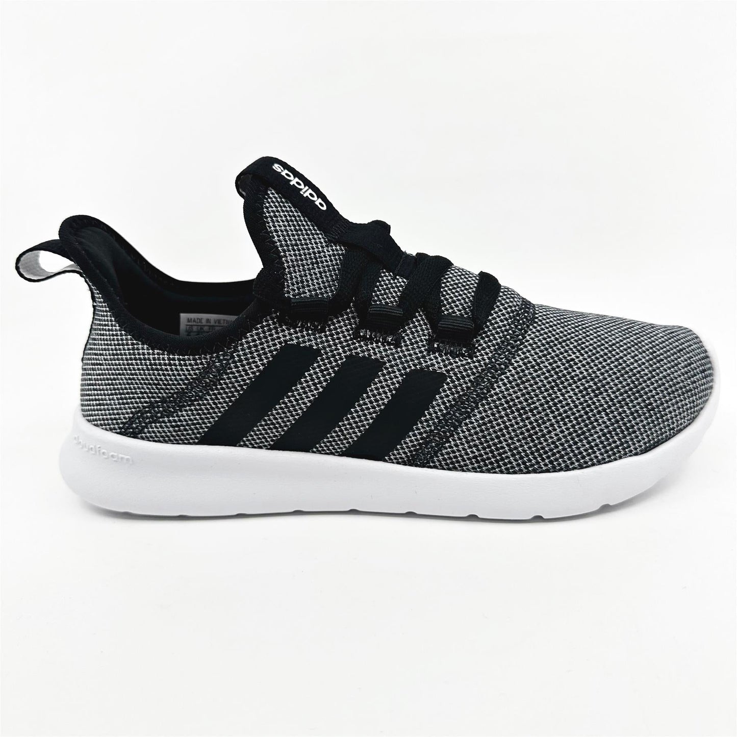 Adidas Cloudfoam Pure 2.0 Black White Womens Athletic Sneakers