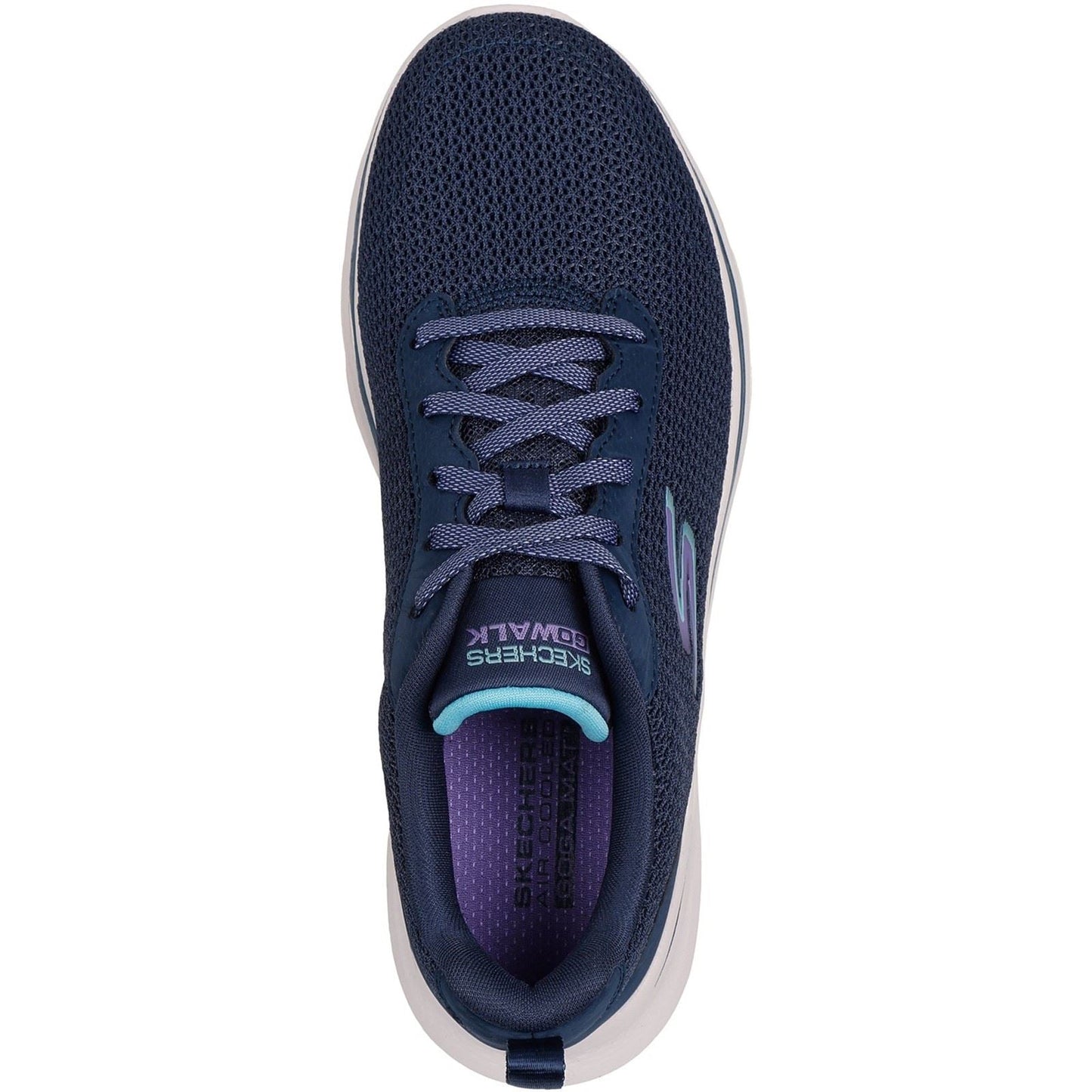 Women's Wide Fit Skechers 125263 Go Walk 7 Kaylor Trainers