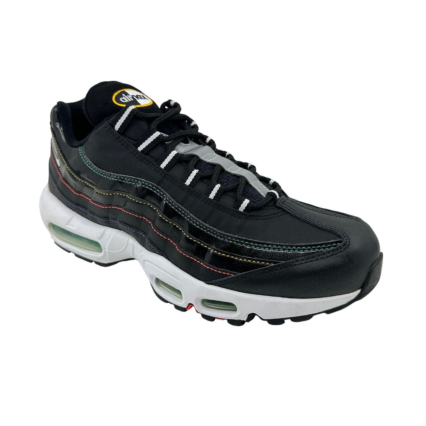 Nike Air Max 95 SE Black Flash Crimson Mens Athletic Sneaker
