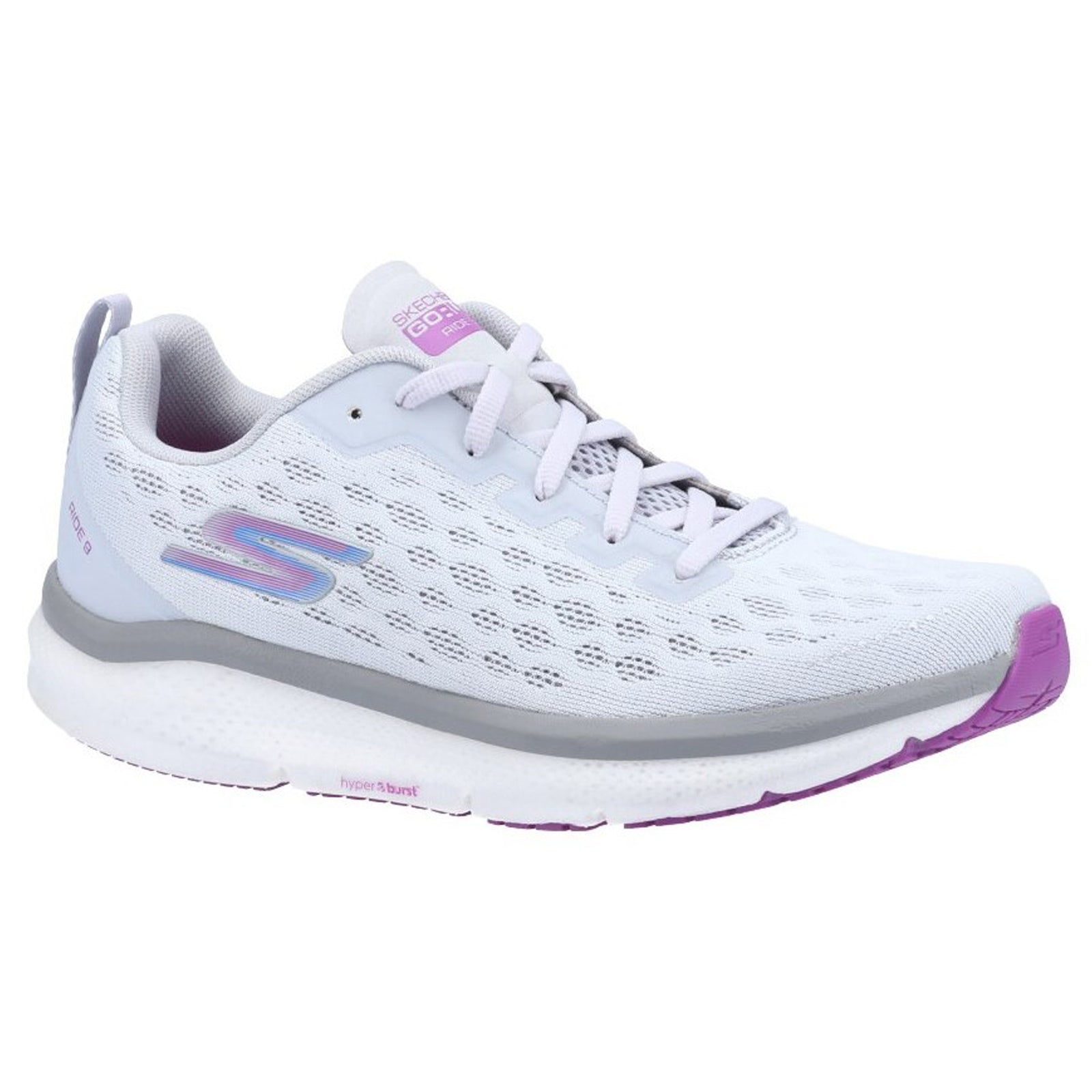 Women's Wide Fit Skechers 172005 Go Run Ride 9 Trainers