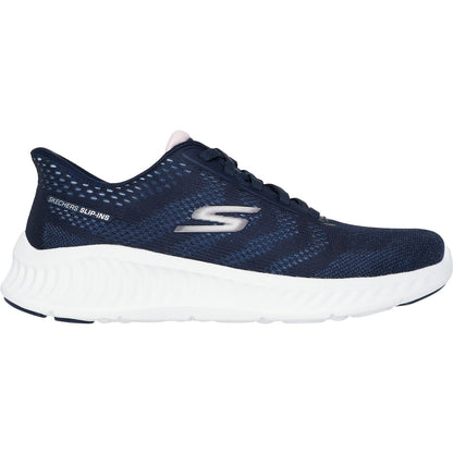 Women's Wide Fit Skechers 125643 Slip-ins Go Walk Now Khloe Trainers